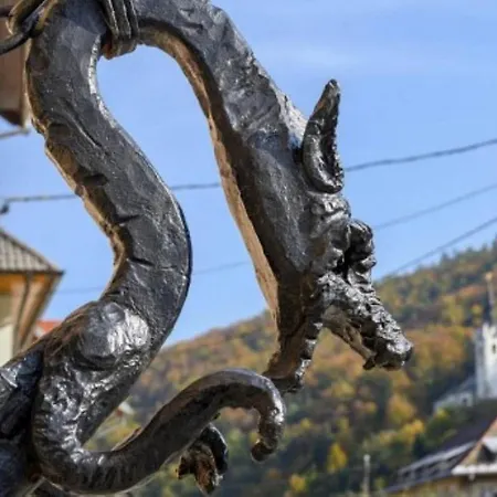 Fully Equipped Six Bedroom House 15 Kilometers From Bled - With A Terrace, Garden, Playground, And Parking * Kropa